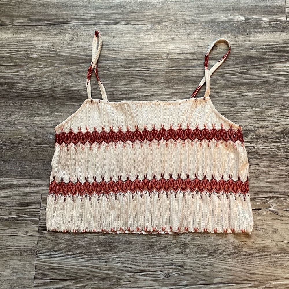 Zara Trafaluc cropped tank top Size SMALL